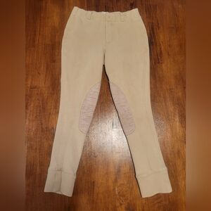Kids Tan Equestrian Show Pants